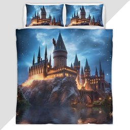 Harry Potter Hogwarts School Night 03 Duvet Cover - Harry Potter Bedding Set