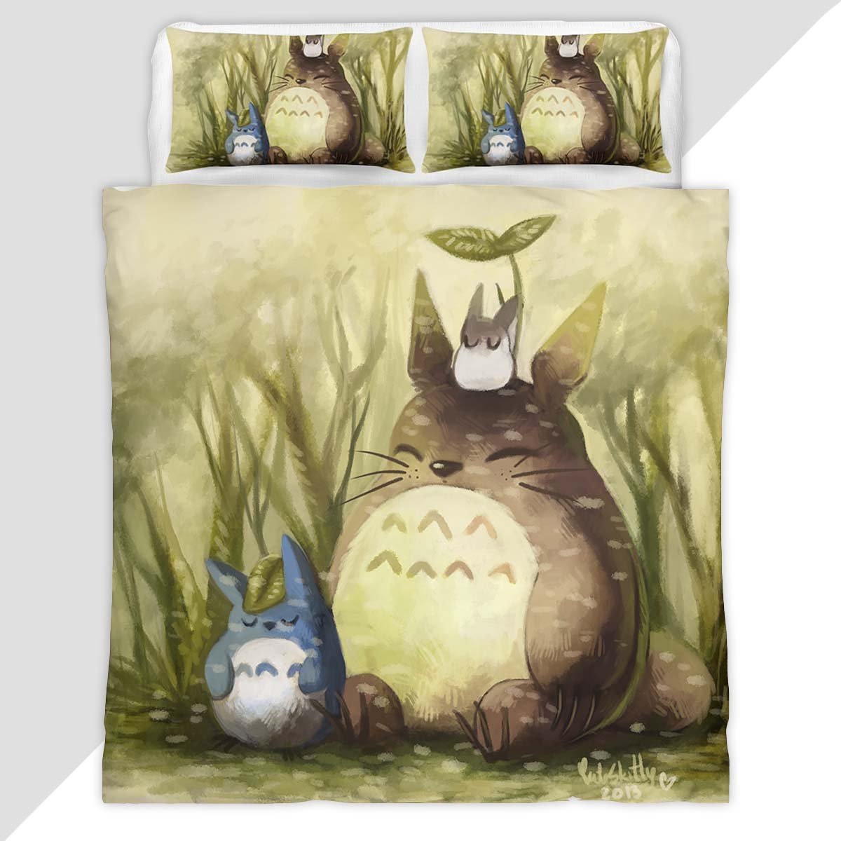 My Neighbor Totoro All Characters 1 Duvet Cover - My Neighbor Totoro Bedding Set