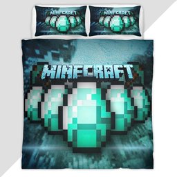 Minecraft Spawn Egg Duvet Cover - Minecraft Bedding Set