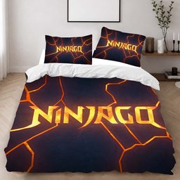 Lego Ninjago Master of the mountain Logo Duvet Cover - Ninjago Bedding Set 2