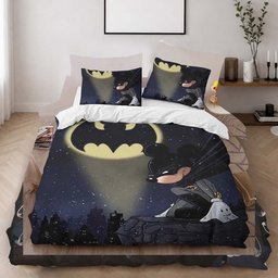 Mickey and Batman The Dark Night Duvet Cover - Mickey Mouse Bedding Set 2