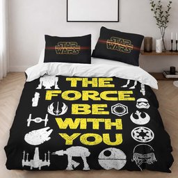 May The Force Be With You Star Wars Icon Duvet Cover - Star Wars Bedding Set 2