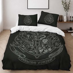 Harry Potter Hogwarts School Logo 03 Duvet Cover - Harry Potter Bedding Set 2