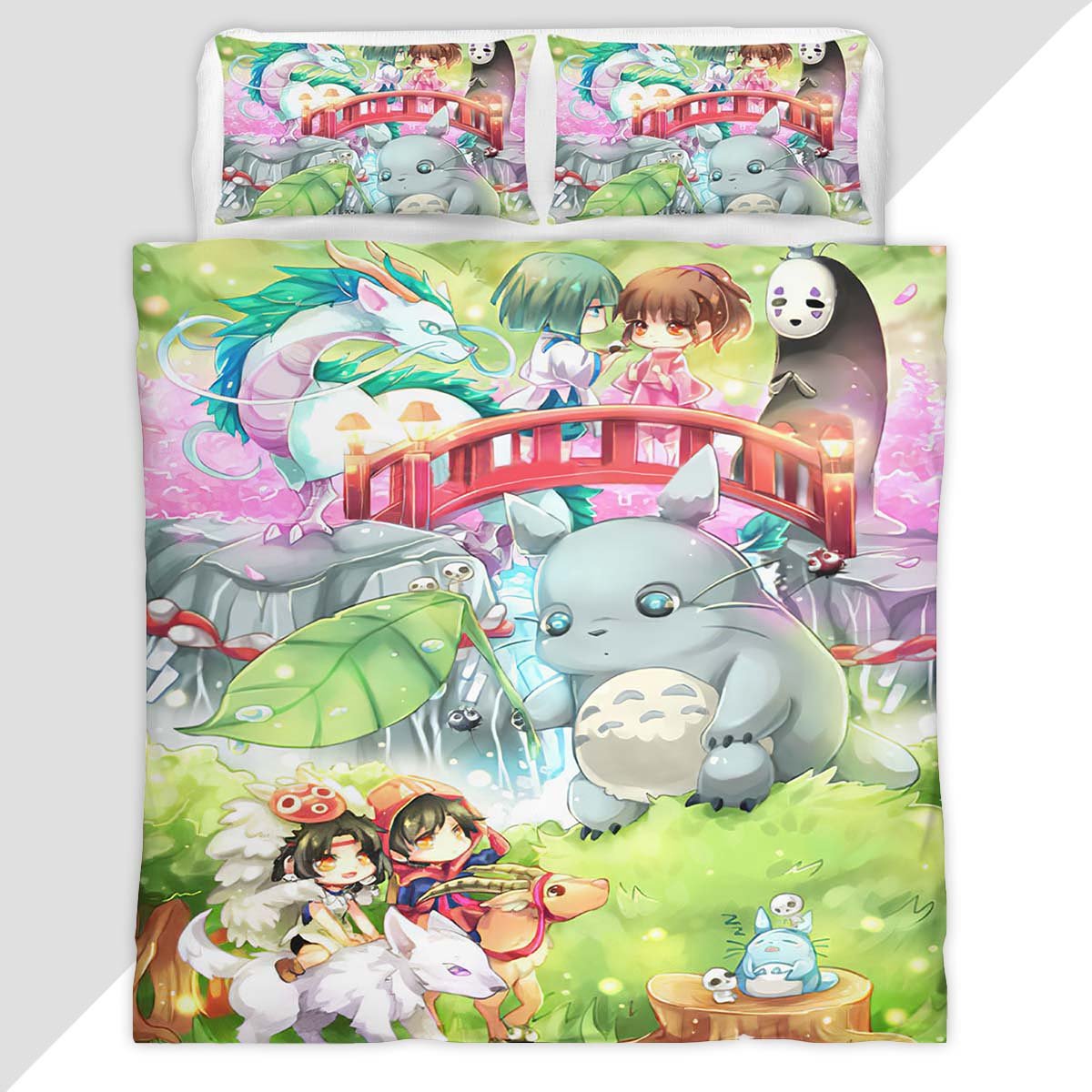 My Neighbor Totoro 9 Duvet Cover - My Neighbor Totoro Bedding Set