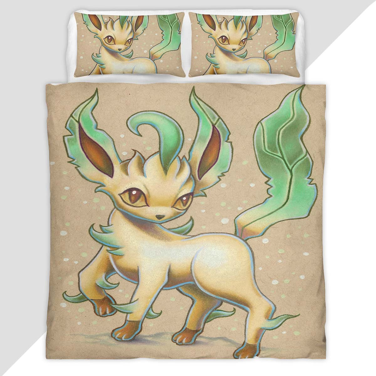Leafeon Pokemon 6 Duvet Cover - Pokemon Bedding Set