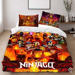 Lego Ninjago Master of the mountain 2 Duvet Cover - Ninjago Bedding Set 2