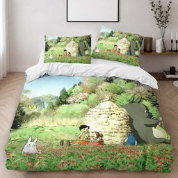 My Neighbor Totoro All Characters 10 Duvet Cover - My Neighbor Totoro Bedding Set 2