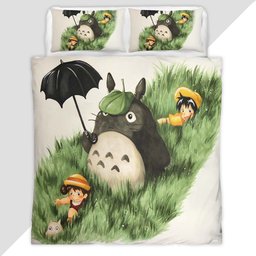 My Neighbor Totoro All Characters 33 Duvet Cover - My Neighbor Totoro Bedding Set