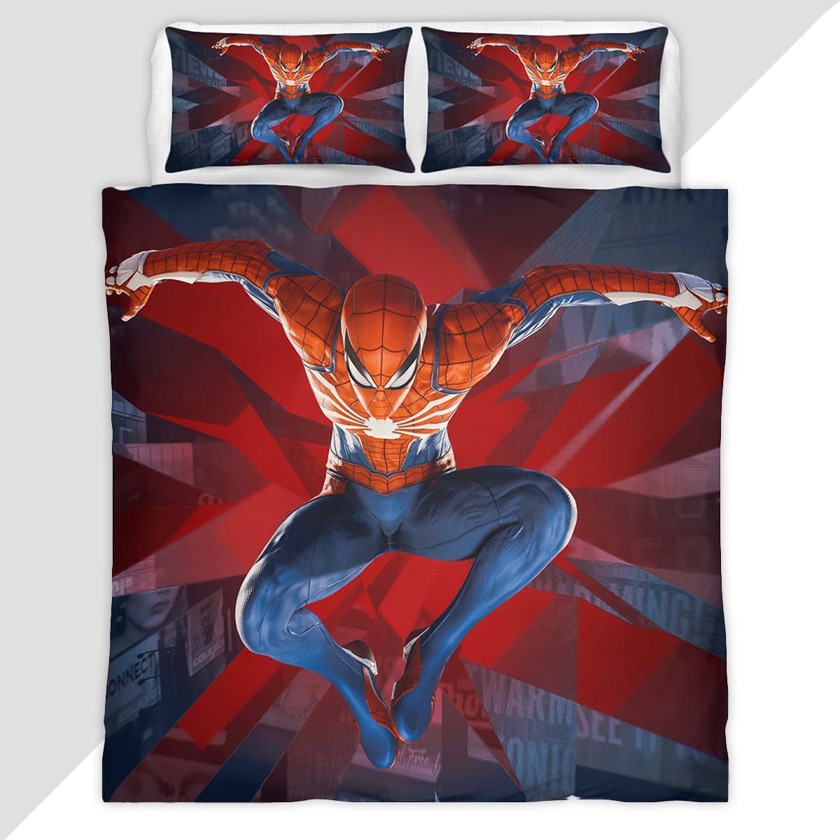 Marvels Spider-man Duvet Cover - Spider-Man Bedding Set