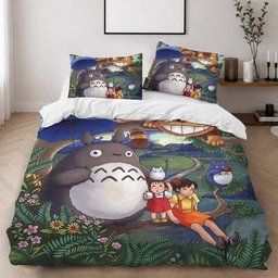My Neighbor Totoro All Characters 38 Duvet Cover - My Neighbor Totoro Bedding Set 2