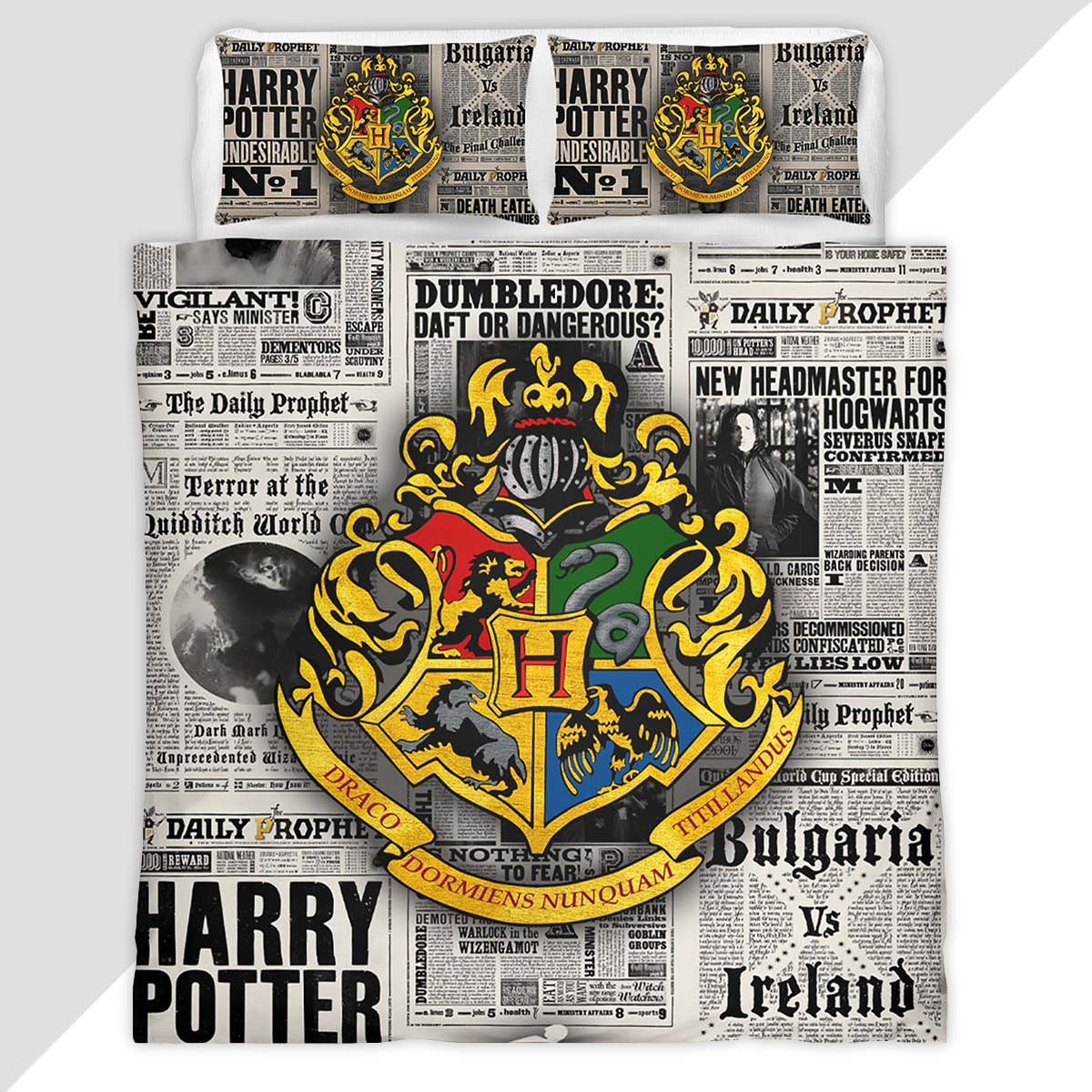 Harry Potter article Hogwarts Duvet Cover - Harry Potter Bedding Set