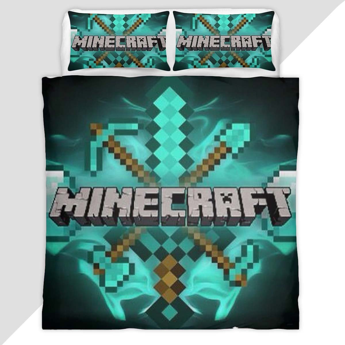 Minecraft Basic tools Duvet Cover - Minecraft Bedding Set