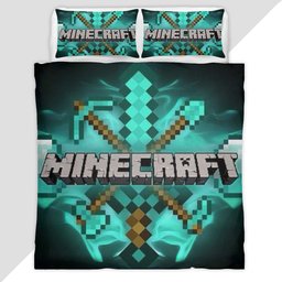 Minecraft Basic tools Duvet Cover - Minecraft Bedding Set