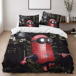 Minion Spider-man Duvet Cover - Minions Bedding Set 2
