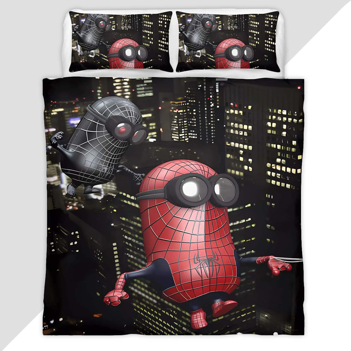 Minion Spider-man Duvet Cover - Minions Bedding Set