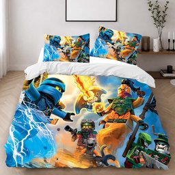 Ninjago All Characters Fight 1010 Duvet Cover - Ninjago Bedding Set 2