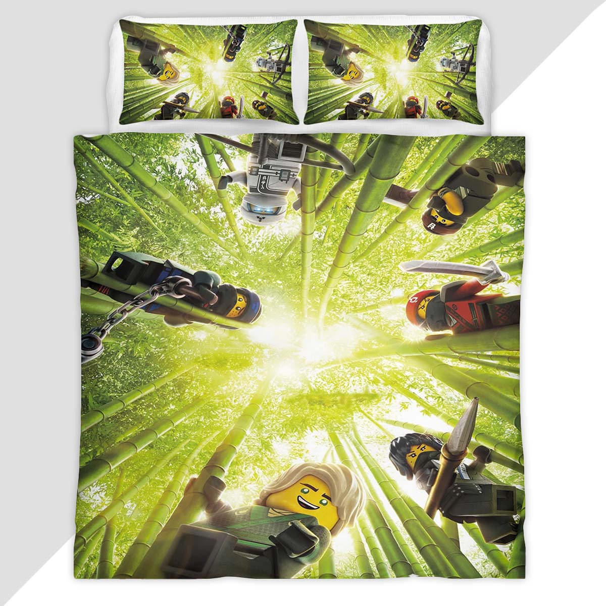 Ninjago All Characters 1006 Duvet Cover - Ninjago Bedding Set