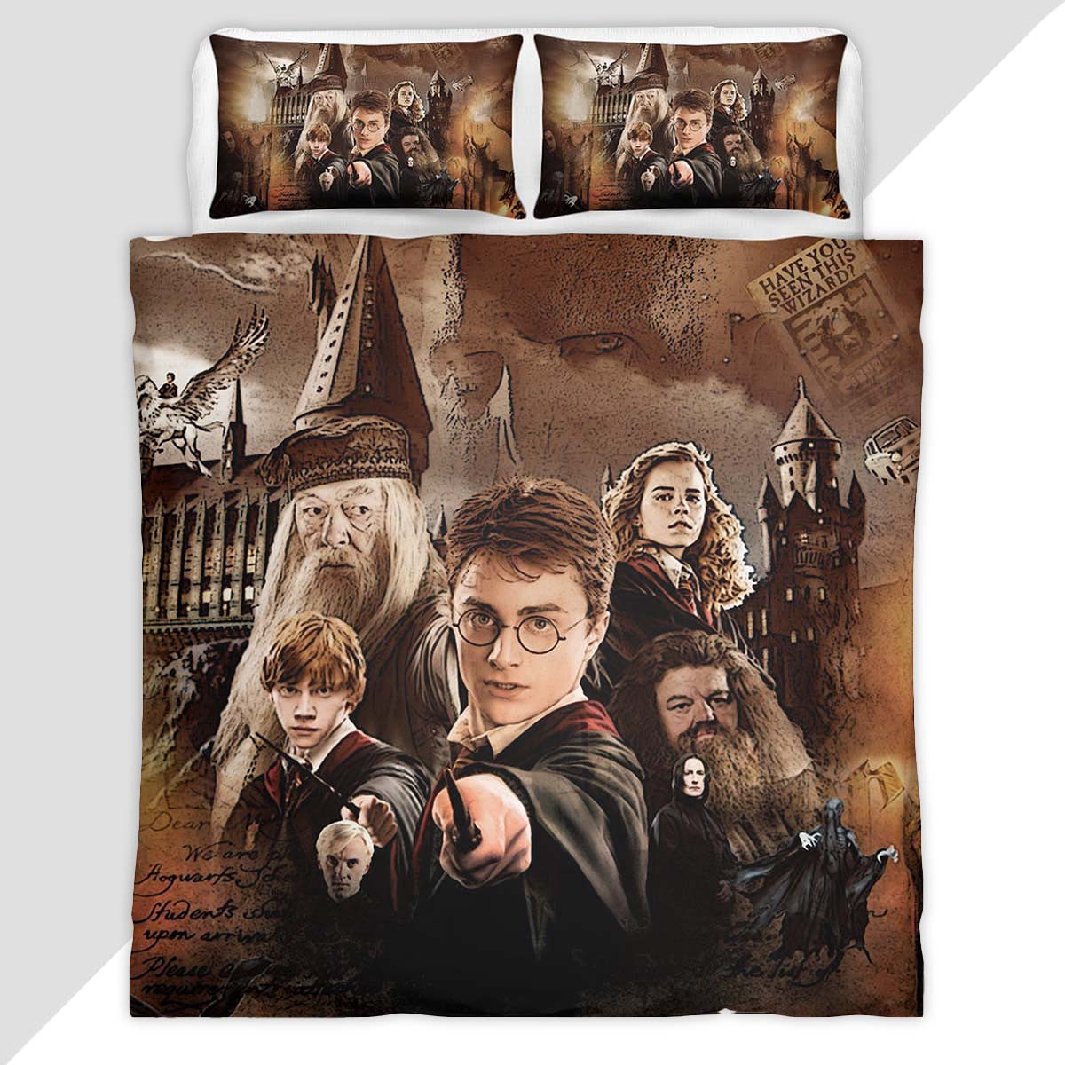 Harry Potter Characters 2 Duvet Cover - Harry Potter Bedding Set