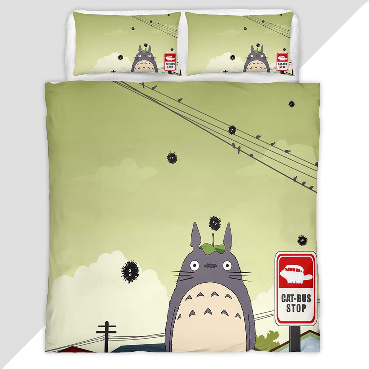 My Neighbor Totoro All Characters 28 Duvet Cover - My Neighbor Totoro Bedding Set