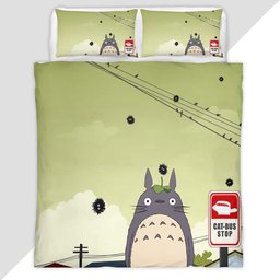 My Neighbor Totoro All Characters 28 Duvet Cover - My Neighbor Totoro Bedding Set