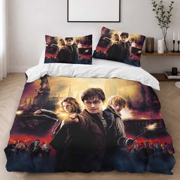 Harry Potter And The Deathly Hallows Duvet Cover - Harry Potter Bedding Set 2