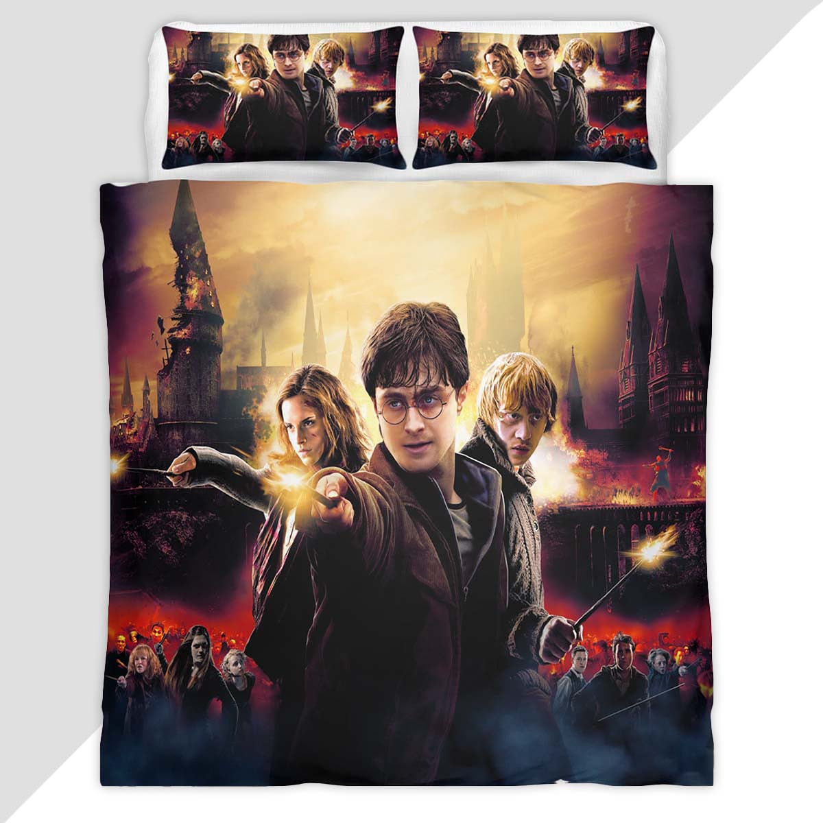 Harry Potter And The Deathly Hallows Duvet Cover - Harry Potter Bedding Set