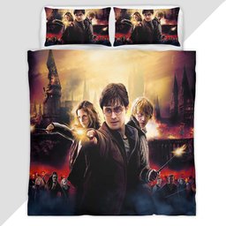 Harry Potter And The Deathly Hallows Duvet Cover - Harry Potter Bedding Set