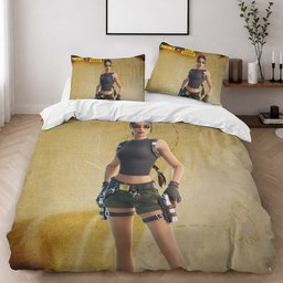 Lara Croft Tomb Raider Skin Fortnite Game Duvet Cover - Fortnite Bedding Set 2
