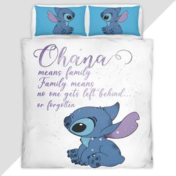 Ohana means family Lilo And Stitch 2 Duvet Cover - Lilo and Stitch Bedding Set