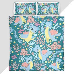 Lapras Pokemon Duvet Cover - Pokemon Bedding Set