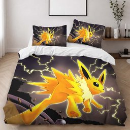Jolteon Pokemon 2 Duvet Cover - Pokemon Bedding Set 2
