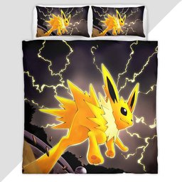 Jolteon Pokemon 2 Duvet Cover - Pokemon Bedding Set