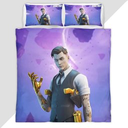 Midas Fortnite Skin 02 Duvet Cover - Fortnite Bedding Set