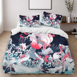 Hisuian Zorua and Zoroark Pokemon 6 Duvet Cover - Pokemon Bedding Set 2