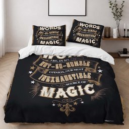 Harry Potter Dumbledore Quote Words Are Our Most Inexhaustible Source of Magic Duvet Cover - Harry Potter Bedding Set 2