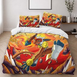 Infernape Pokemon 5 Duvet Cover - Pokemon Bedding Set 2