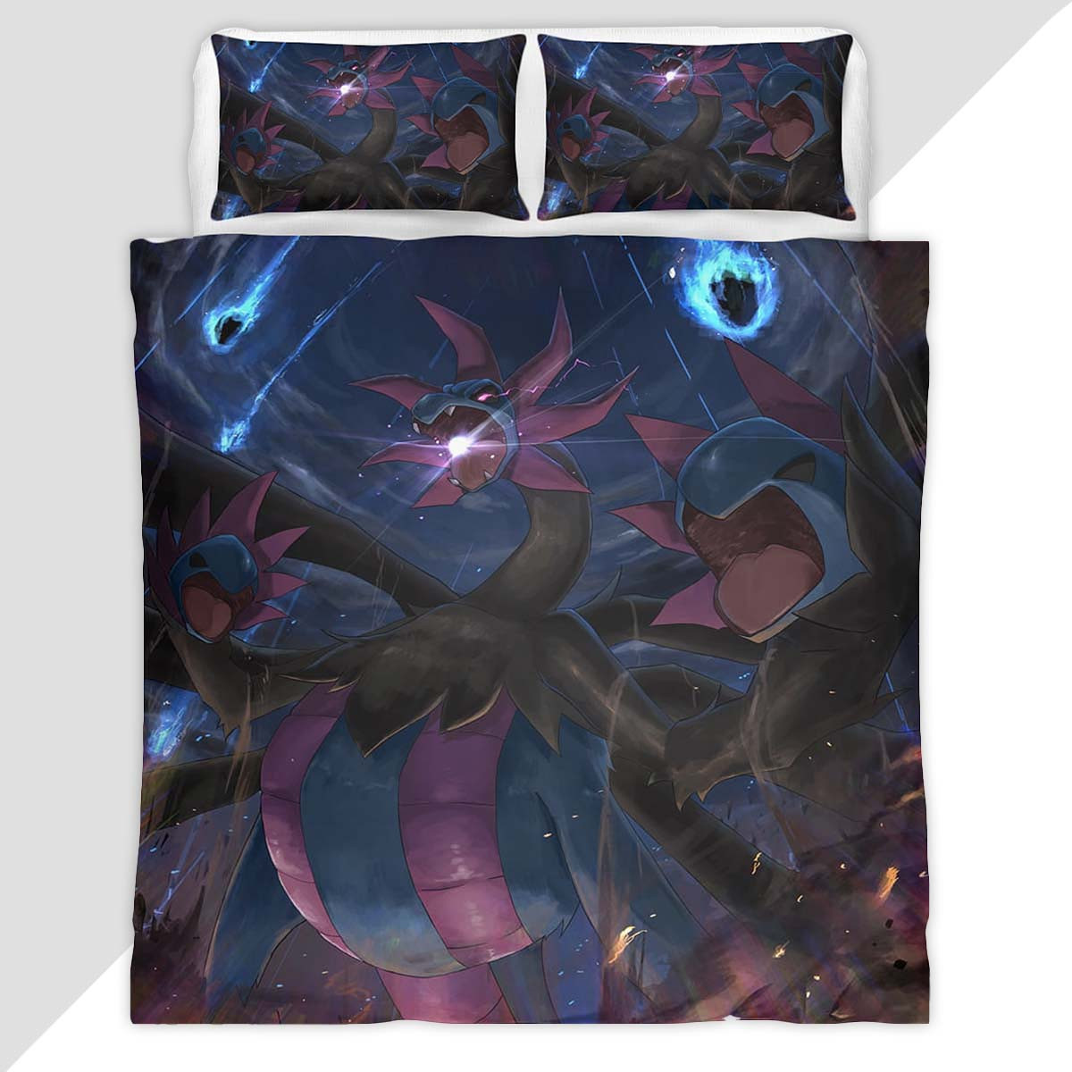 Hydreigon Pokemon 2 Duvet Cover - Pokemon Bedding Set