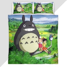 My Neighbor Totoro All Characters 25 Duvet Cover - My Neighbor Totoro Bedding Set