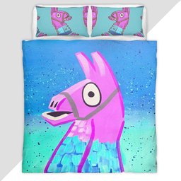 Loot Llama Fortnite 5 Duvet Cover - Fortnite Bedding Set