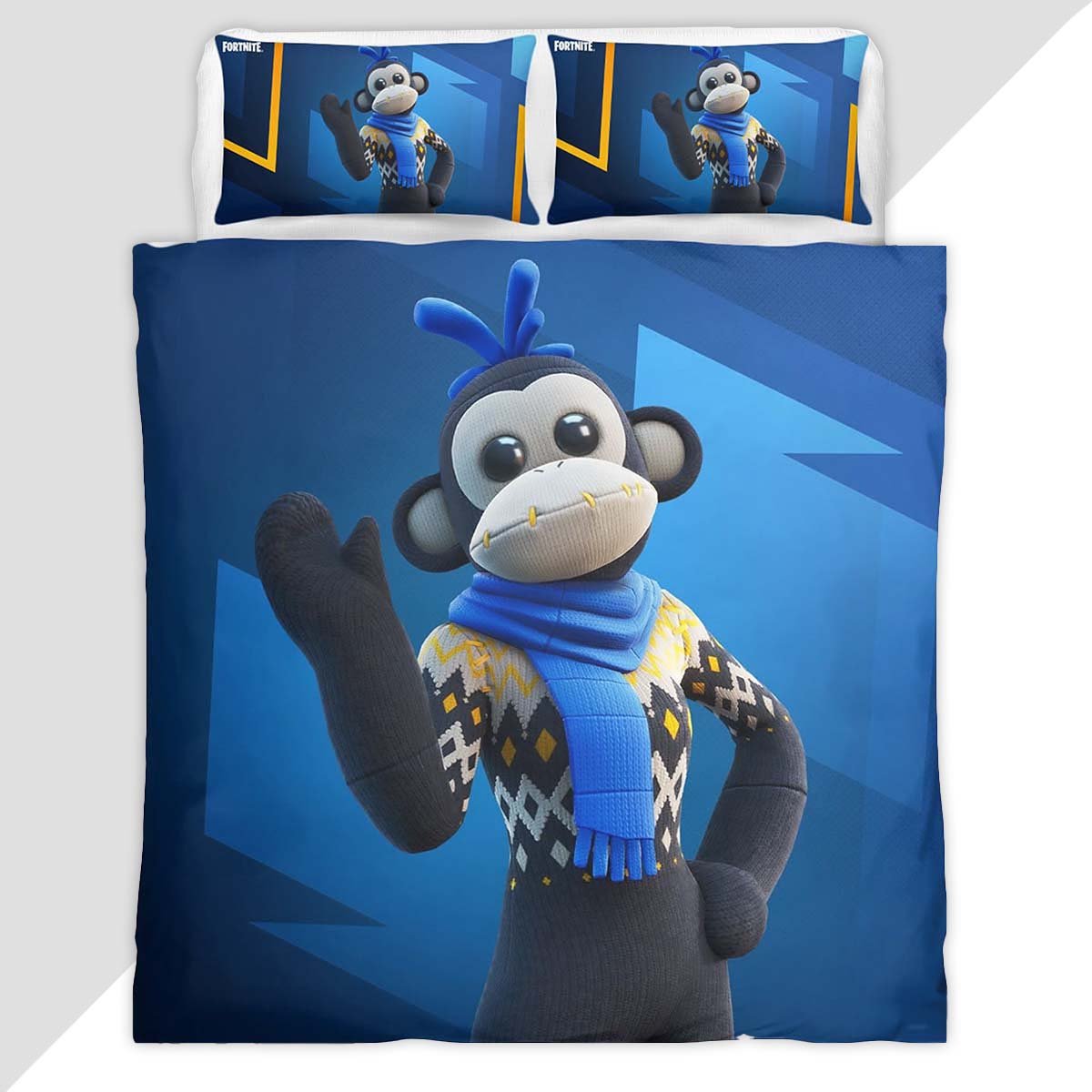 Monks Skin Fortnite Game 02 Duvet Cover - Fortnite Bedding Set