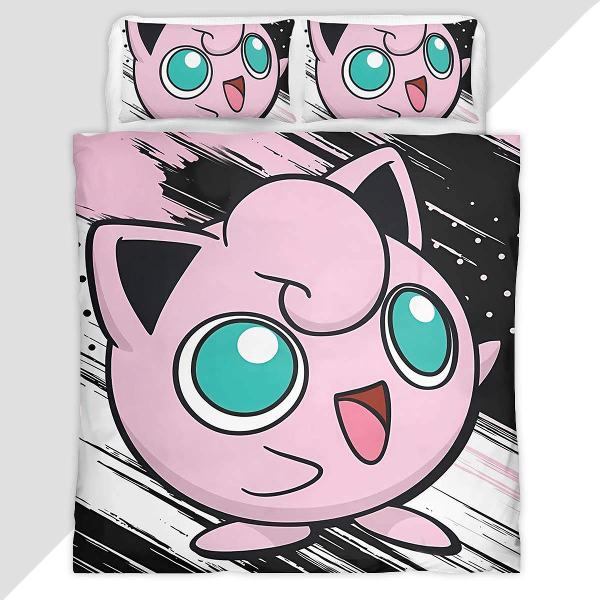 Jigglypuff Pokemon 2 Duvet Cover - Pokemon Bedding Set
