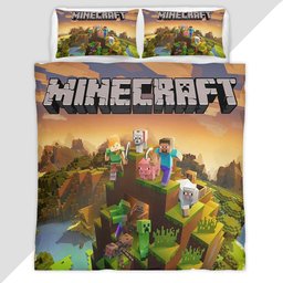 Minecraft Characters 1005 Duvet Cover - Minecraft Bedding Set