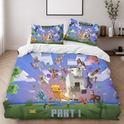Minecraft Caves and Cliffs Part 1 Duvet Cover - Minecraft Bedding Set 2
