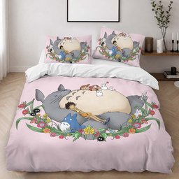 My Neighbor Totoro All Characters 22 Duvet Cover - My Neighbor Totoro Bedding Set 2
