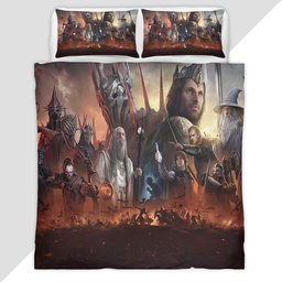 Lord Of The Ring Characters 2 Duvet Cover - The Lord of the Rings Bedding Set