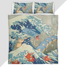 Magikarp And Gyarados Pokemon 2 Duvet Cover - Pokemon Bedding Set