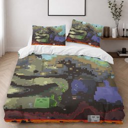 Minecraft All Blocks Duvet Cover - Minecraft Bedding Set 2