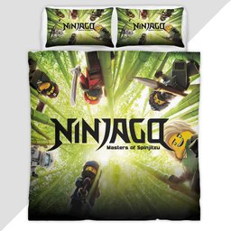 Ninjago All Characters Fight 1012 Duvet Cover - Ninjago Bedding Set