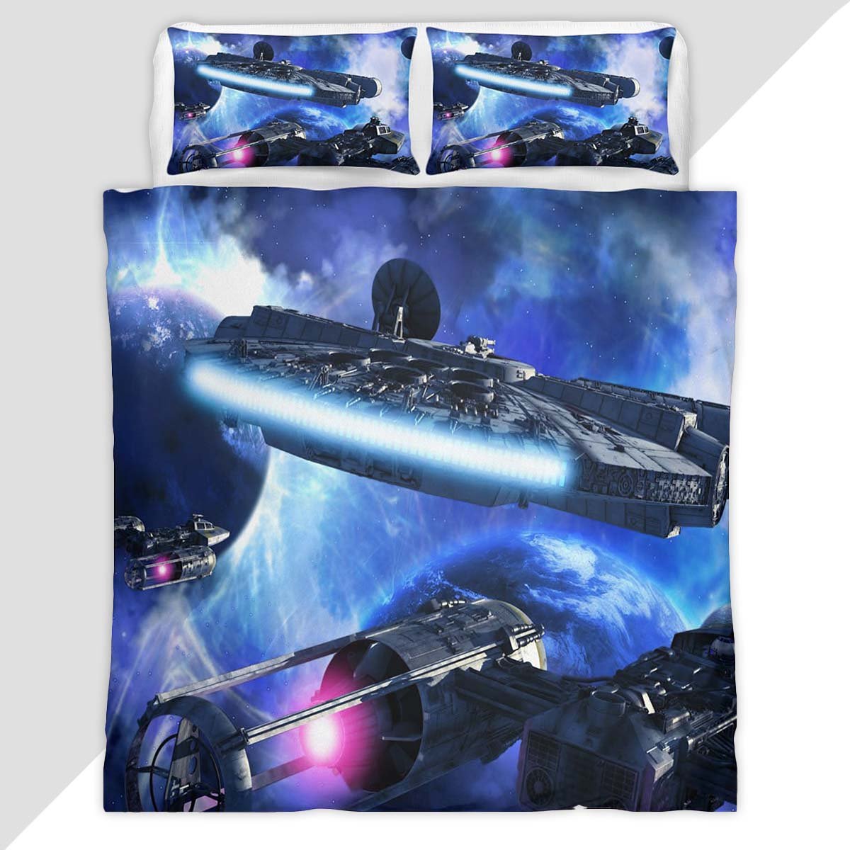 Millennium Falcon Star Wars 2 Duvet Cover - Star Wars Bedding Set