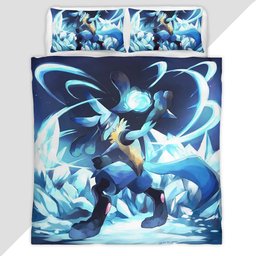 Lucario Pokemon 8 Duvet Cover - Pokemon Bedding Set
